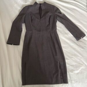 Akris Gray Long Sleeve Dress